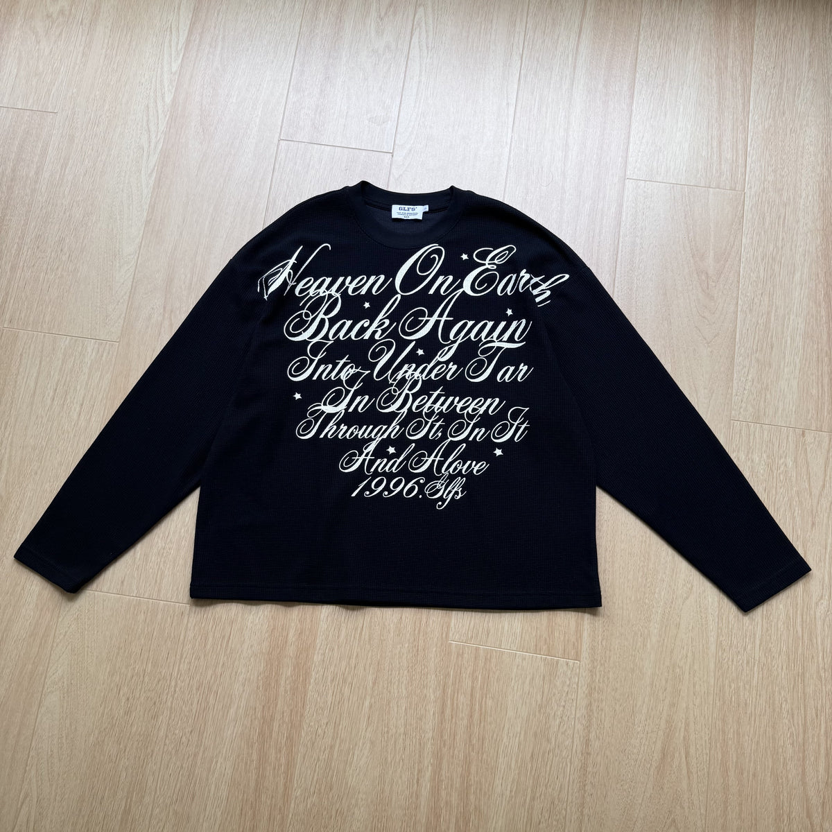 GLFS | Flowing Script Waffle Sweatshirt - product detail