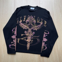 GLFS | Studded Ornate Cross Sweatshirt - product detail