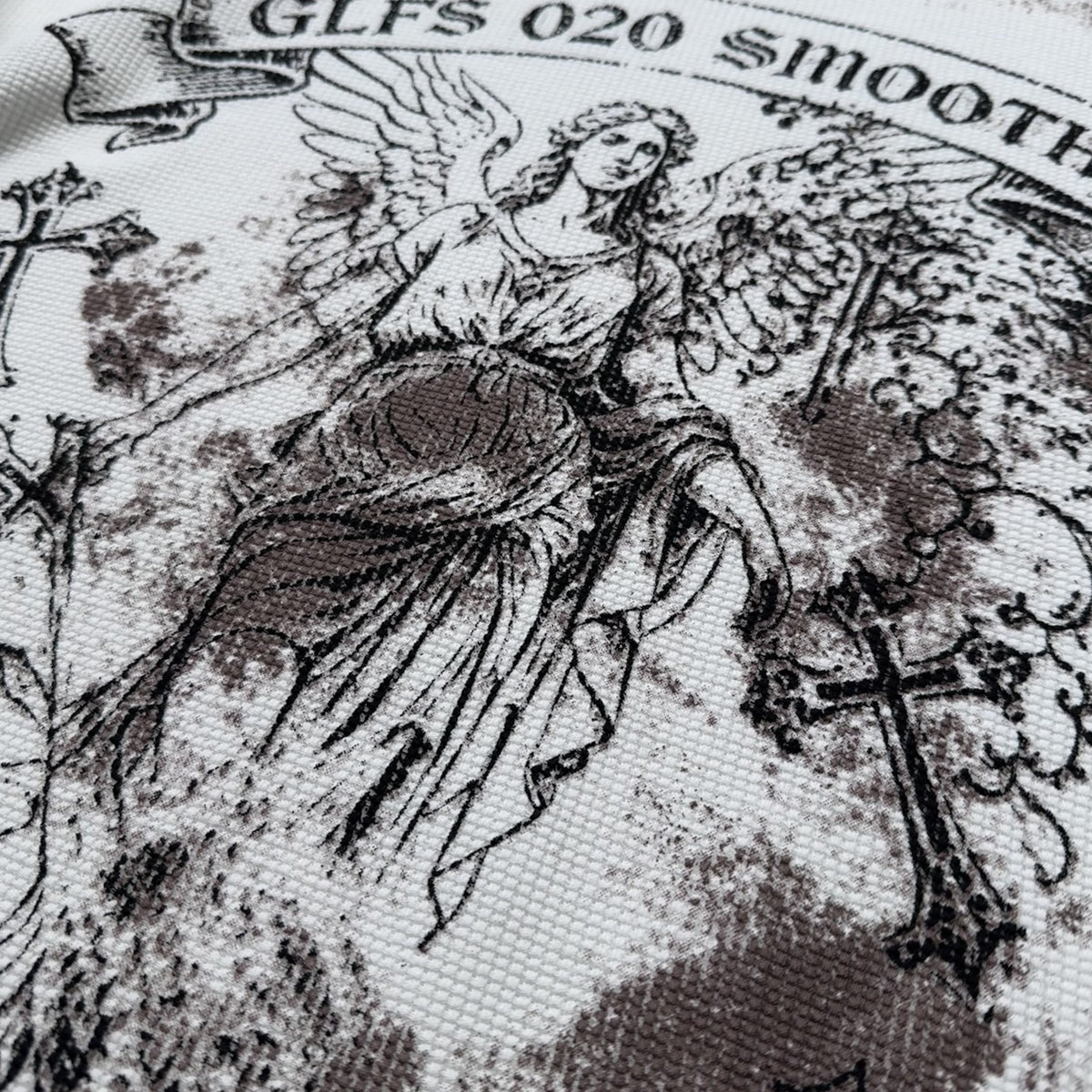 GLFS | Gothic Figure Cross Print Sweatshirt - product detail