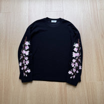GLFS | Floral Embroidered Sleeve Sweatshirt - product detail