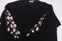 GLFS | Floral Embroidered Sleeve Sweatshirt - product detail