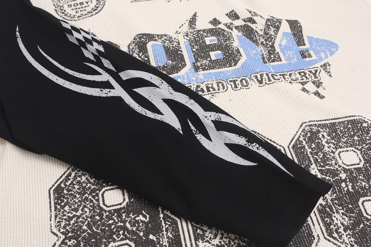 GLFS | Number 891 Color Block Sweatshirt - product detail