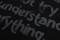 GLFS | Cross Sleeve Slogan Sweatshirt - product detail