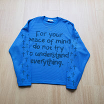 GLFS | Cross Sleeve Slogan Sweatshirt - product detail
