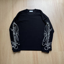GLFS | Leopard Print Script Sleeve Sweatshirt - product detail