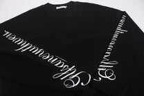 GLFS | Leopard Print Script Sleeve Sweatshirt - product detail