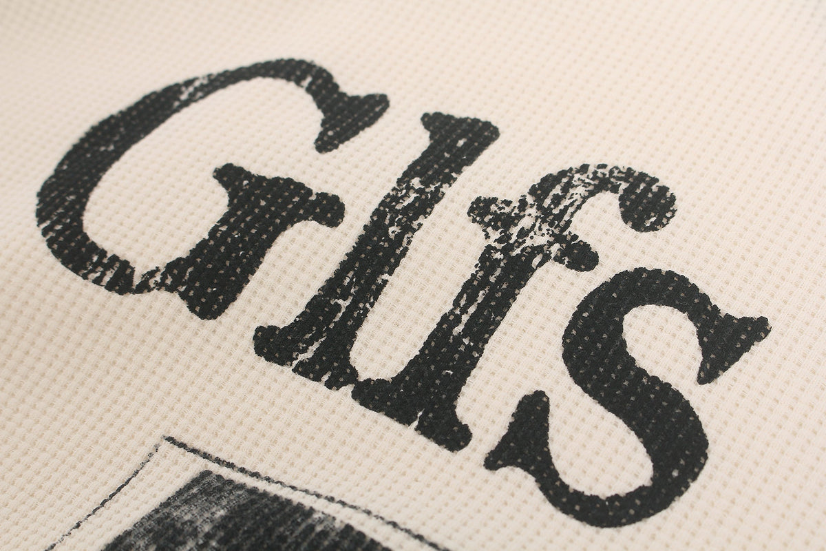 GLFS | Newspaper Collage Camo Sleeve Sweatshirt - product detail