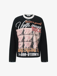 GLFS | Studded Lip Collage Sweatshirt