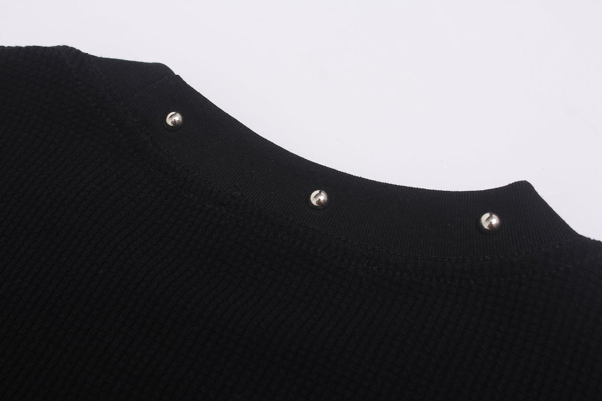 GLFS | Studded Leopard Cross Sweatshirt - product detail