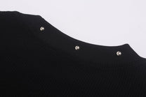 GLFS | Studded Leopard Cross Sweatshirt - product detail