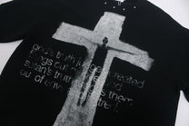 GLFS | Studded Distressed Cross Sweatshirt - product detail