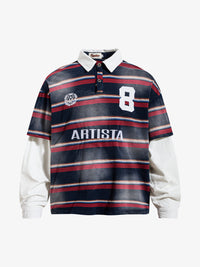 INSERROR MAFA | Number 8 Layered Sleeve Sweatshirt