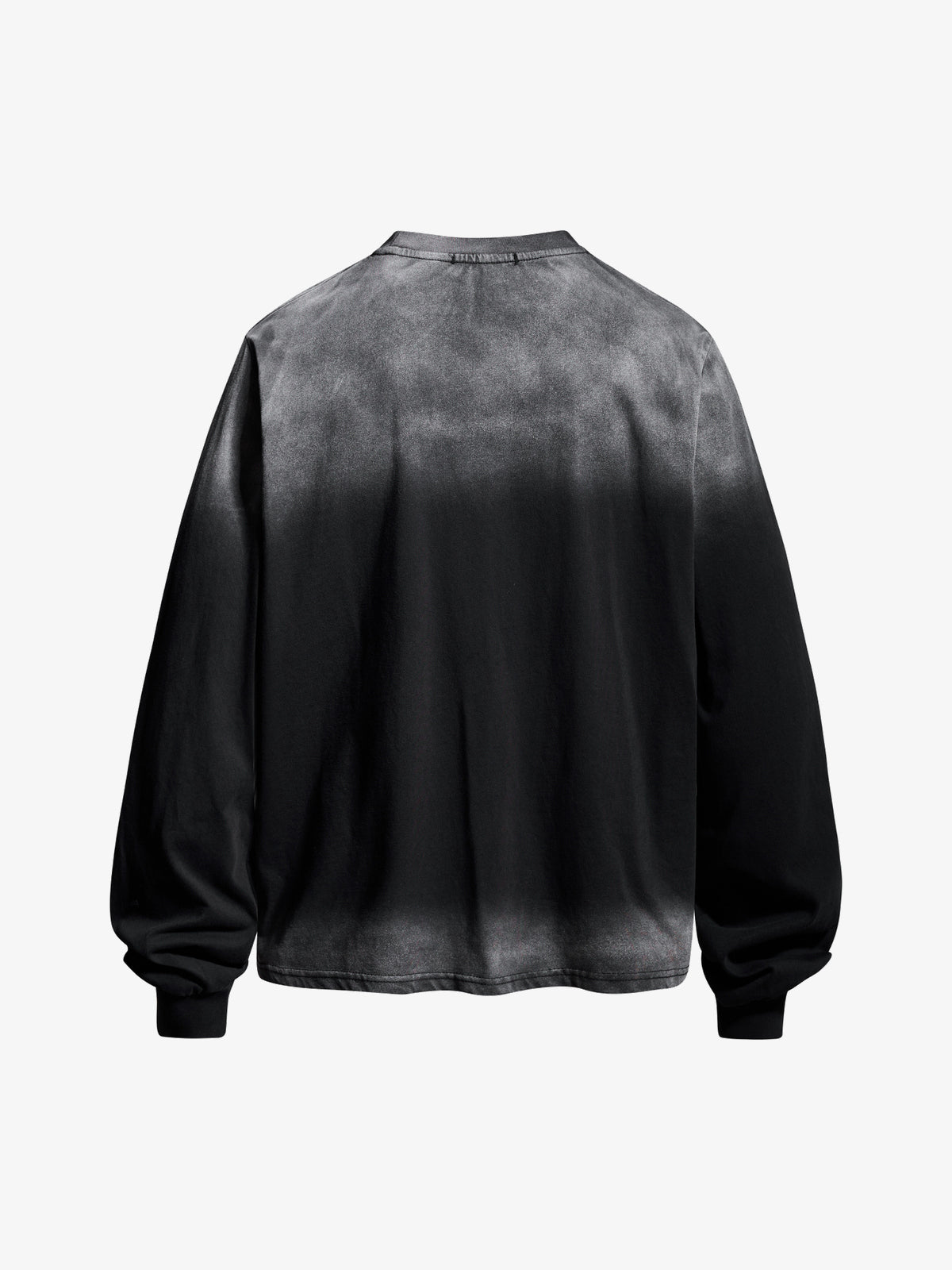 INSERROR MAFA | Distressed Dog Collage Sweatshirt in Black - back view