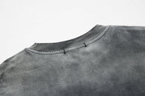 INSERROR MAFA | Distressed Figure Layered Sleeve Sweatshirt - product detail