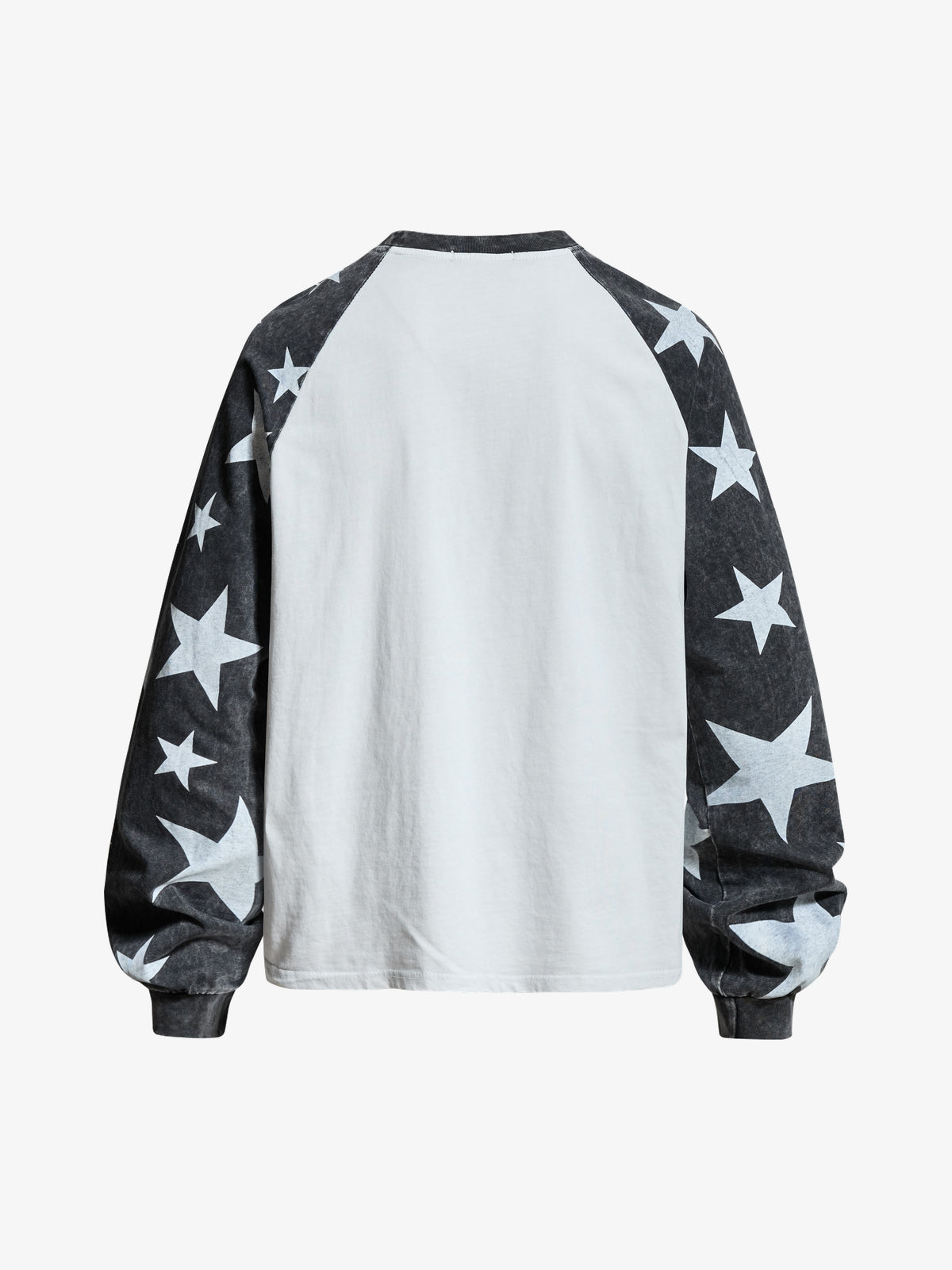 INSERROR MAFA | 1975 Star Raglan Sweatshirt in White - back view