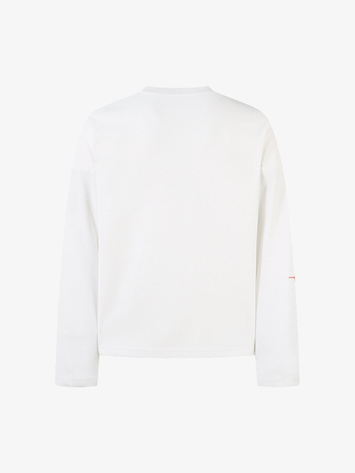 MCCNN | Triple Cross Star Sweatshirt in White - back view