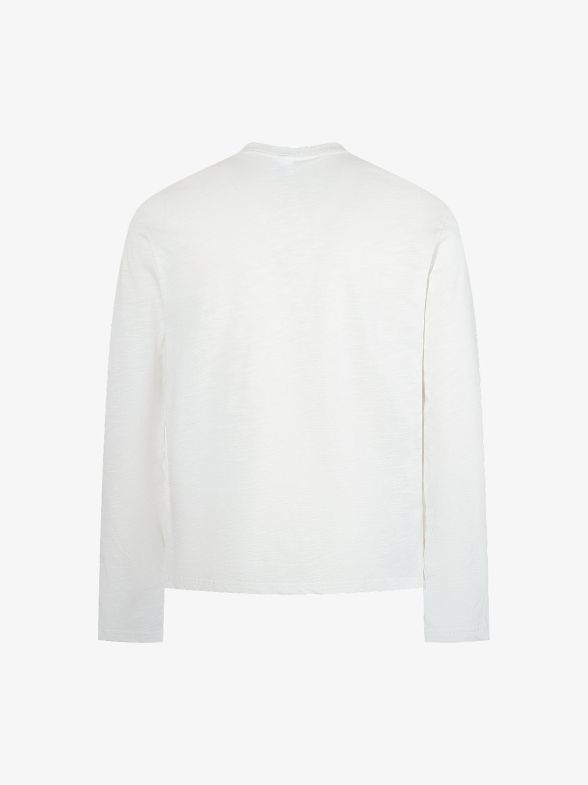 MCCNN | Distressed Union Jack Sweatshirt in White - back view