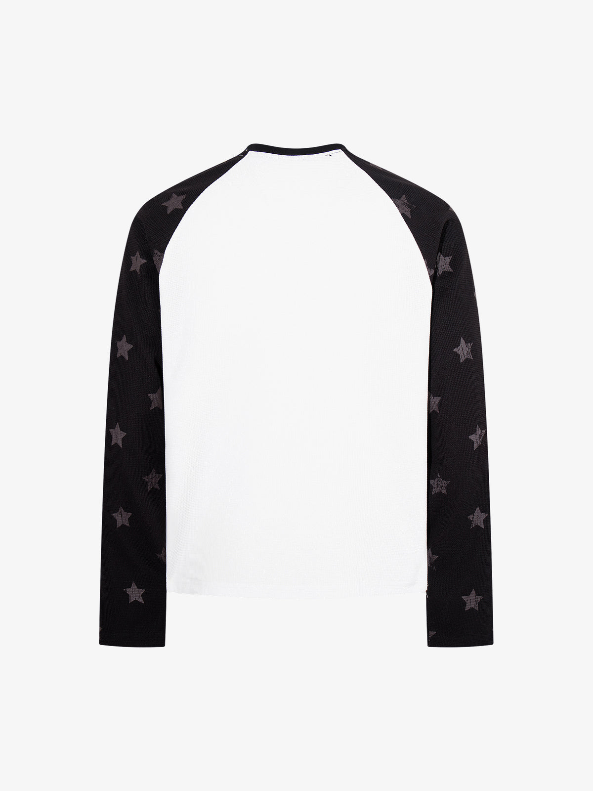 MCCNN | Union Jack Raglan Sweatshirt in White - back view