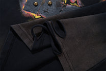 MFOUR | Studded Number 17 Layered Sweatshirt - product detail