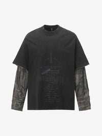 MILLET | Tattoo Print Layered Sleeve Sweatshirt