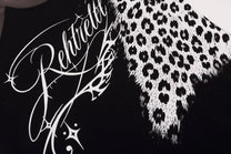 REFUSION | Leopard Script Panel Sweatshirt - product detail