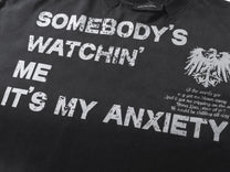 SPECTRA VISION | Anxiety Slogan Washed Sweatshirt - product detail