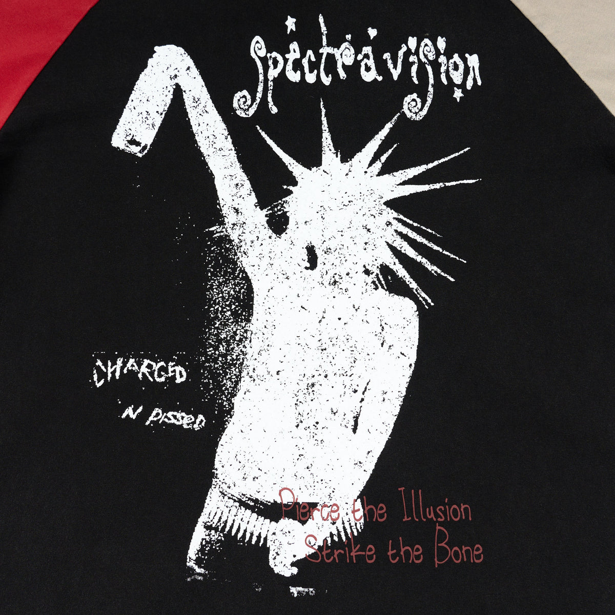 SPECTRA VISION | Figure Print Color Block Sweatshirt - product detail