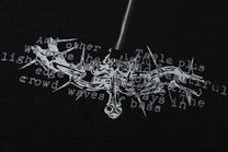 TAELE PLUS | Abstract Logo Half Zip Sweatshirt - product detail