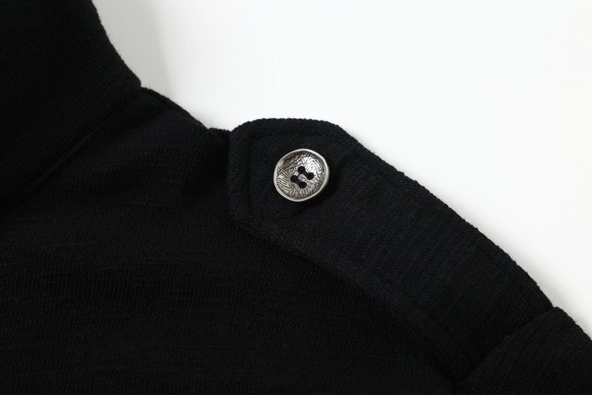TAELE PLUS | Abstract Logo Half Zip Sweatshirt - product detail