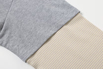 TAELE PLUS | Kitten Patch Layered Sleeve Sweatshirt - product detail