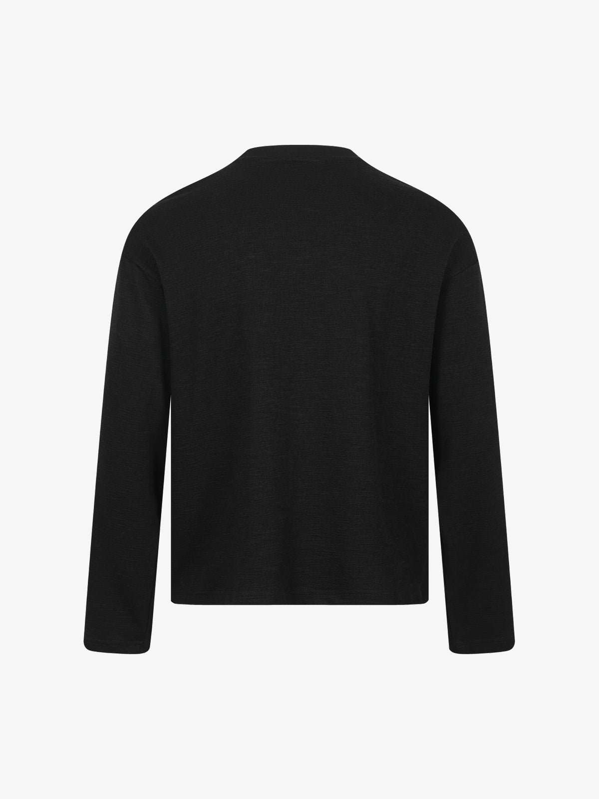 TAELE PLUS | Photo Collage Sweatshirt in Black - back view