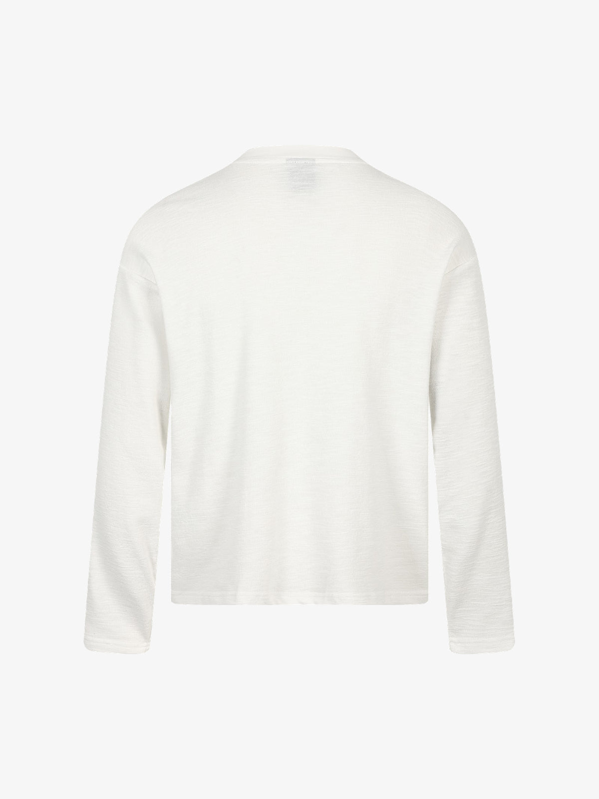 TAELE PLUS | Photo Collage Sweatshirt in White - back view