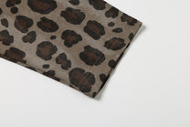 TAELE PLUS | Star Cross Leopard Sleeve Sweatshirt - product detail