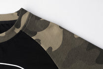 TAELE PLUS | Skull Star Camo Sleeve Sweatshirt - product detail