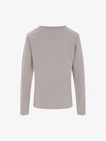UNUSUAL ORIGINAL | Stacked Bar Print Sweatshirt in Beige - back view