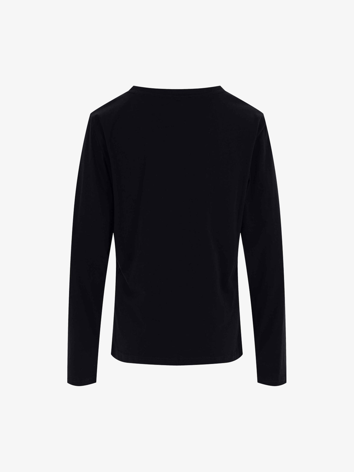 UNUSUAL ORIGINAL | Stacked Bar Print Sweatshirt in Black - back view