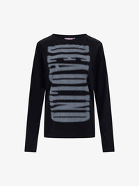 UNUSUAL ORIGINAL | Stacked Bar Print Sweatshirt