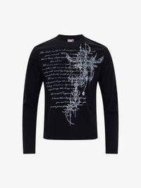 UNUSUAL ORIGINAL | Script Cross Sweatshirt
