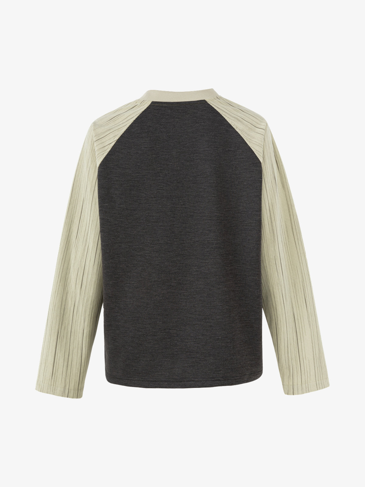WHOLATE | Gothic Cathedral Raglan Sweatshirt in Black - back view