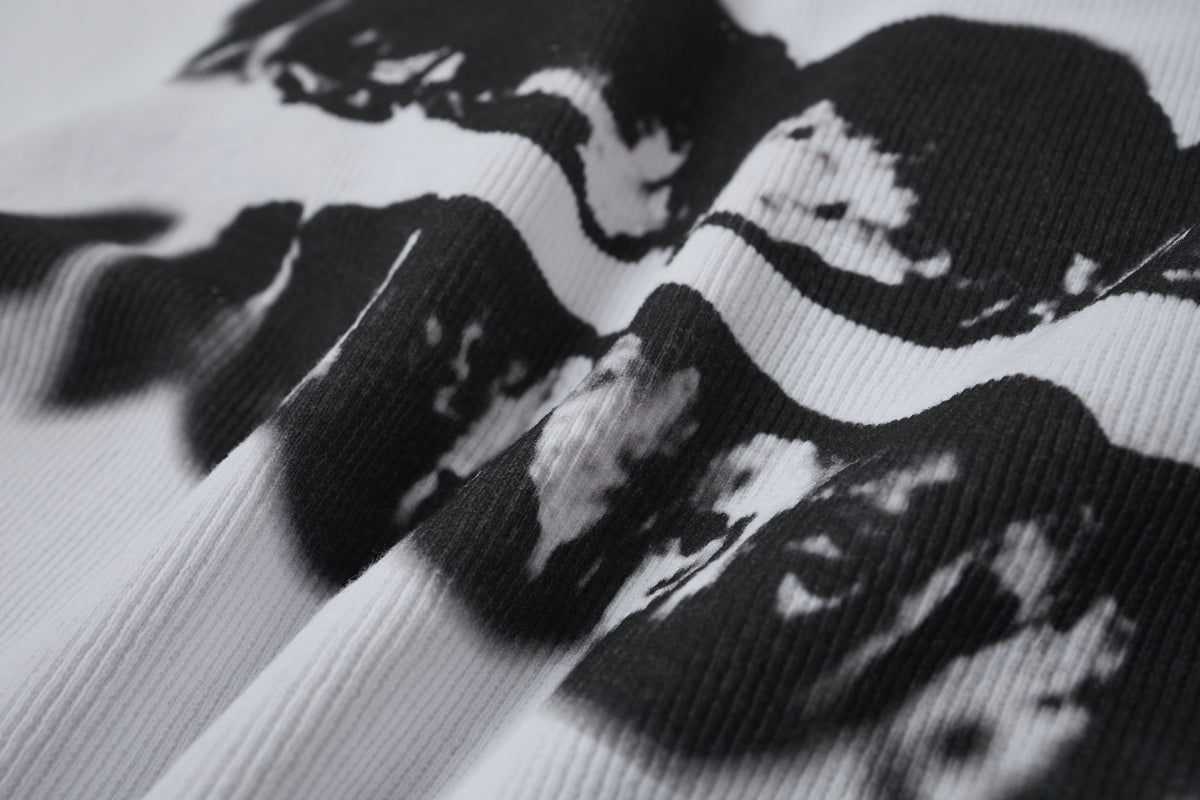 ATSF30 | Ribbed Jaw Print Raglan T-Shirt - product detail