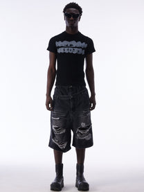 ATSF30 | Ribbed Jaw Print Raglan T-Shirt - product detail