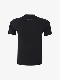 ATSF30 | Ribbed Jaw Print Raglan T-Shirt in Black - back view