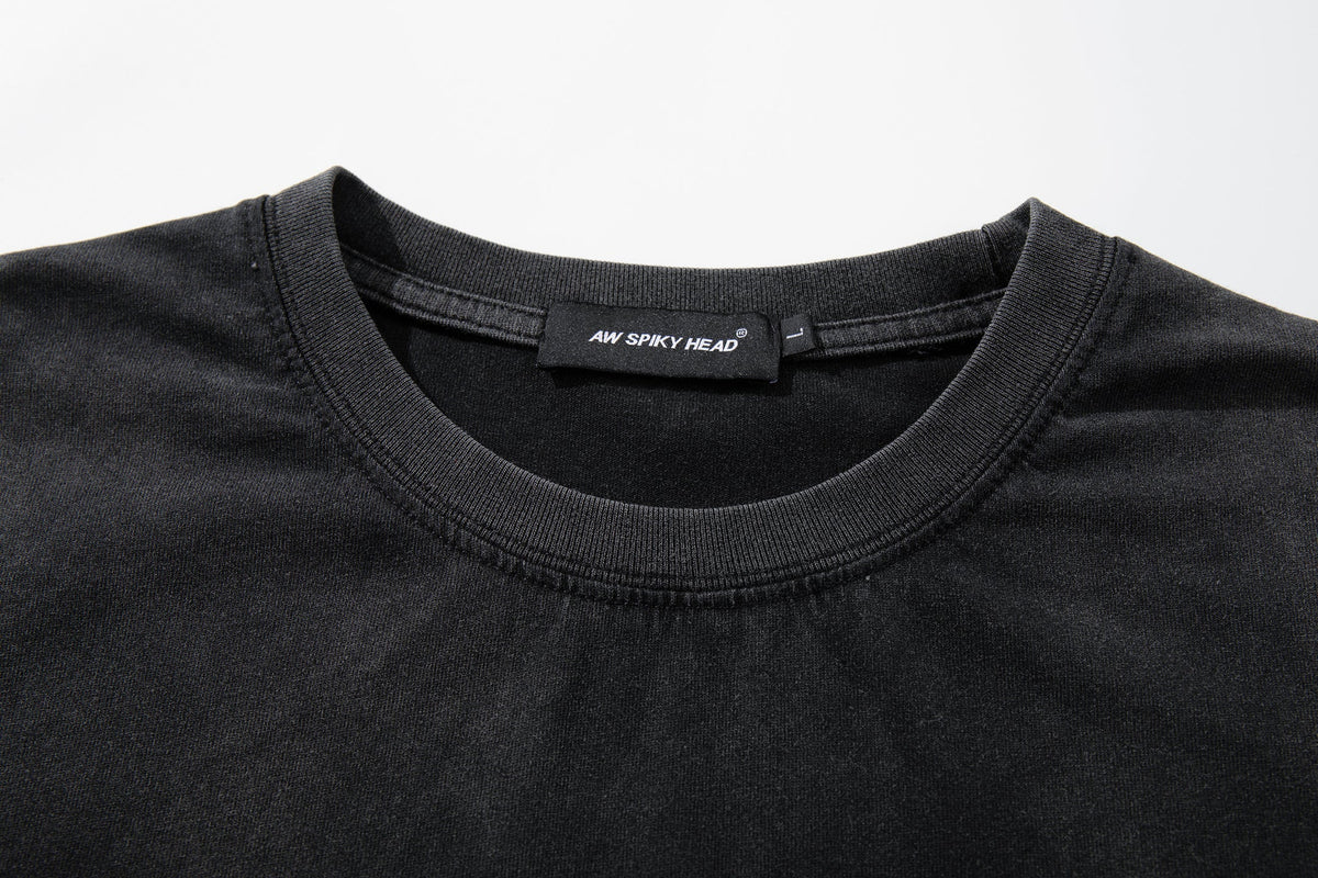 AW SPIKY HEAD | Tonal Photo Collage T-Shirt - product detail