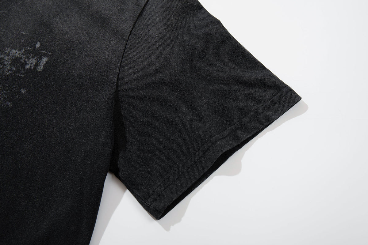 AW SPIKY HEAD | Tonal Photo Collage T-Shirt - product detail