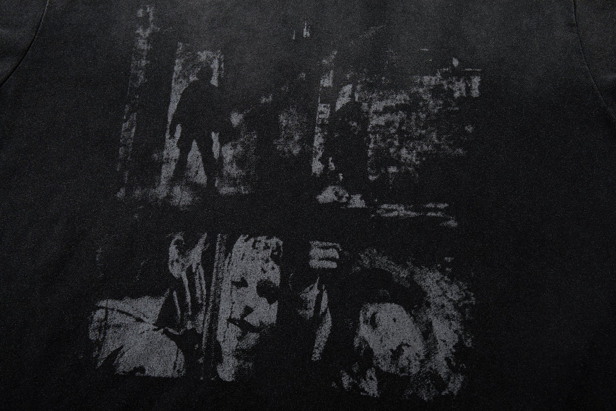 AW SPIKY HEAD | Tonal Photo Collage T-Shirt - product detail