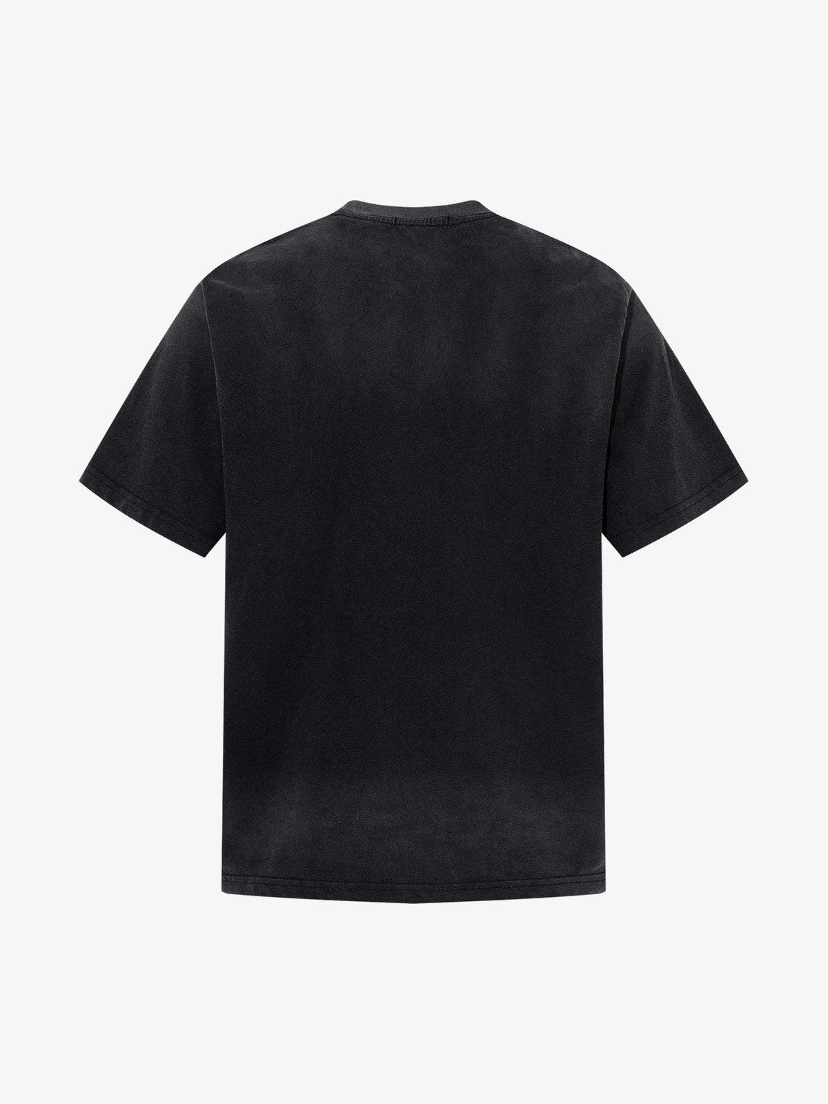 AW SPIKY HEAD | Tonal Photo Collage T-Shirt in Black - back view