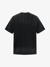 AW SPIKY HEAD | Tonal Photo Collage T-Shirt in Black - back view