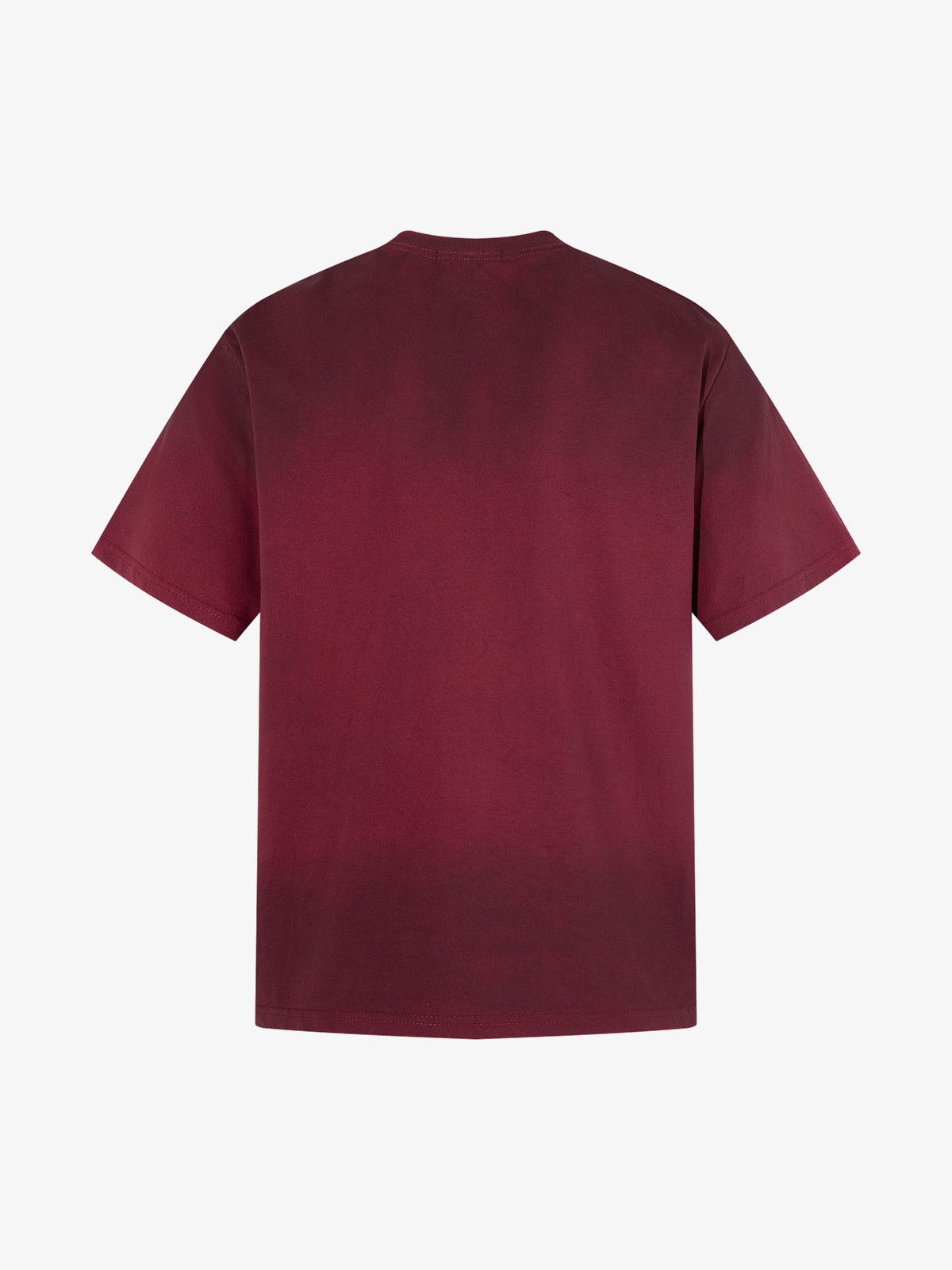 AW SPIKY HEAD | Tonal Photo Collage T-Shirt in Red - back view