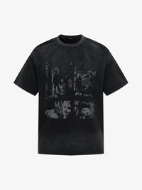 AW SPIKY HEAD | Tonal Photo Collage T-Shirt