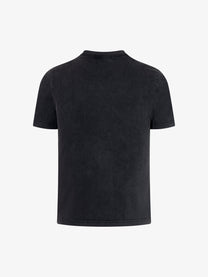 AW SPIKY HEAD | Washed 01 T-Shirt in Black - back view